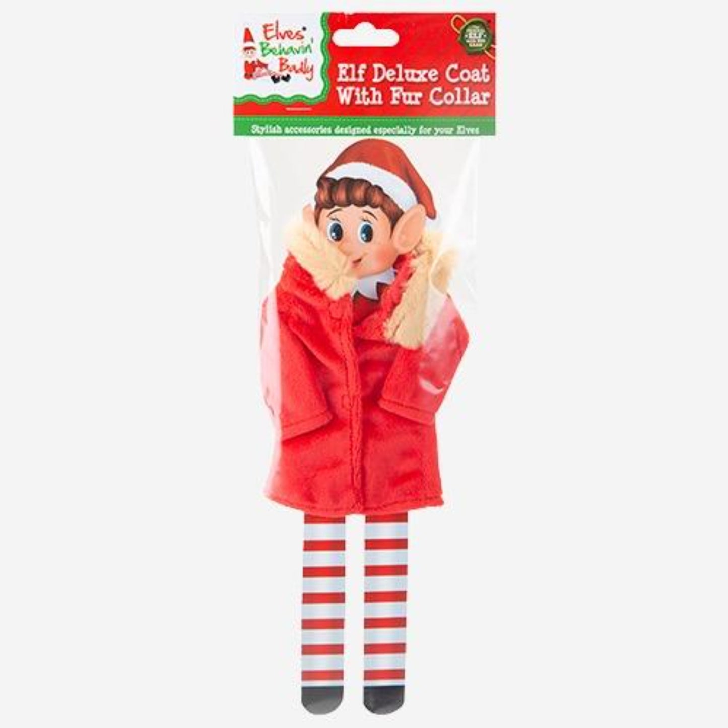 Coat With Fur Collar For Elf