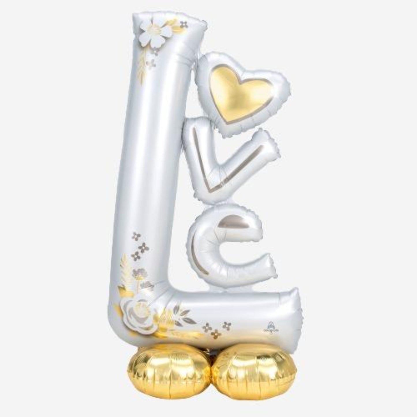 L-O-V-E Wedding AirLoonz Inflated Foil Balloon