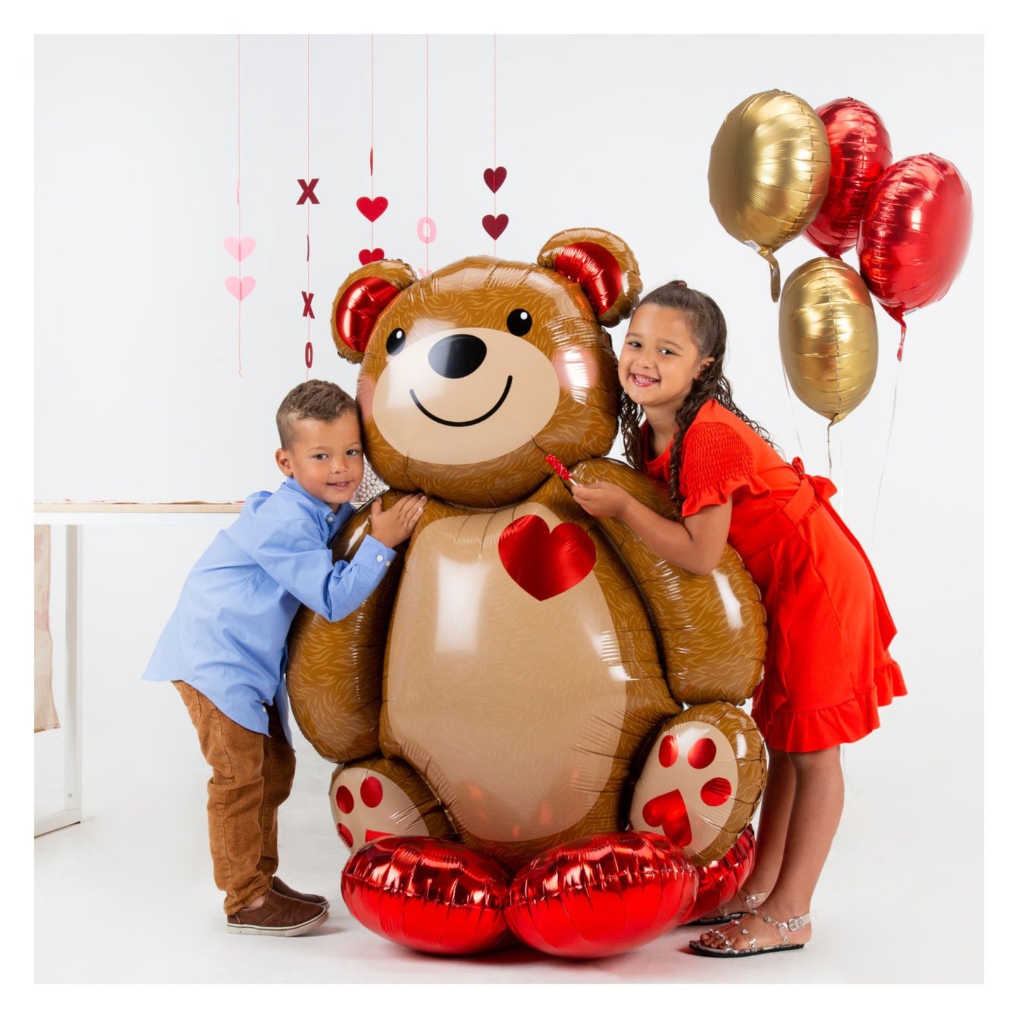 Big Cuddly Teddy AirLoonz Inflated Foil Balloon