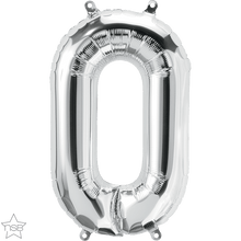 Air Filled 16" Silver Number Balloons