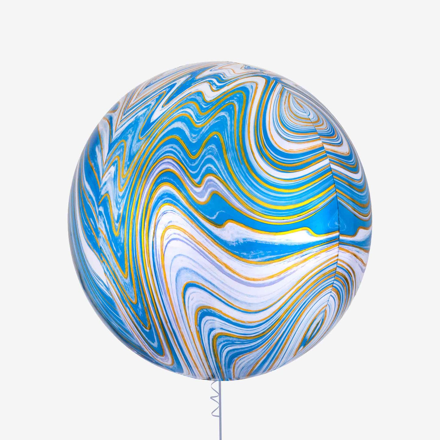 Blue Marblez Orbz Inflated Foil Balloon