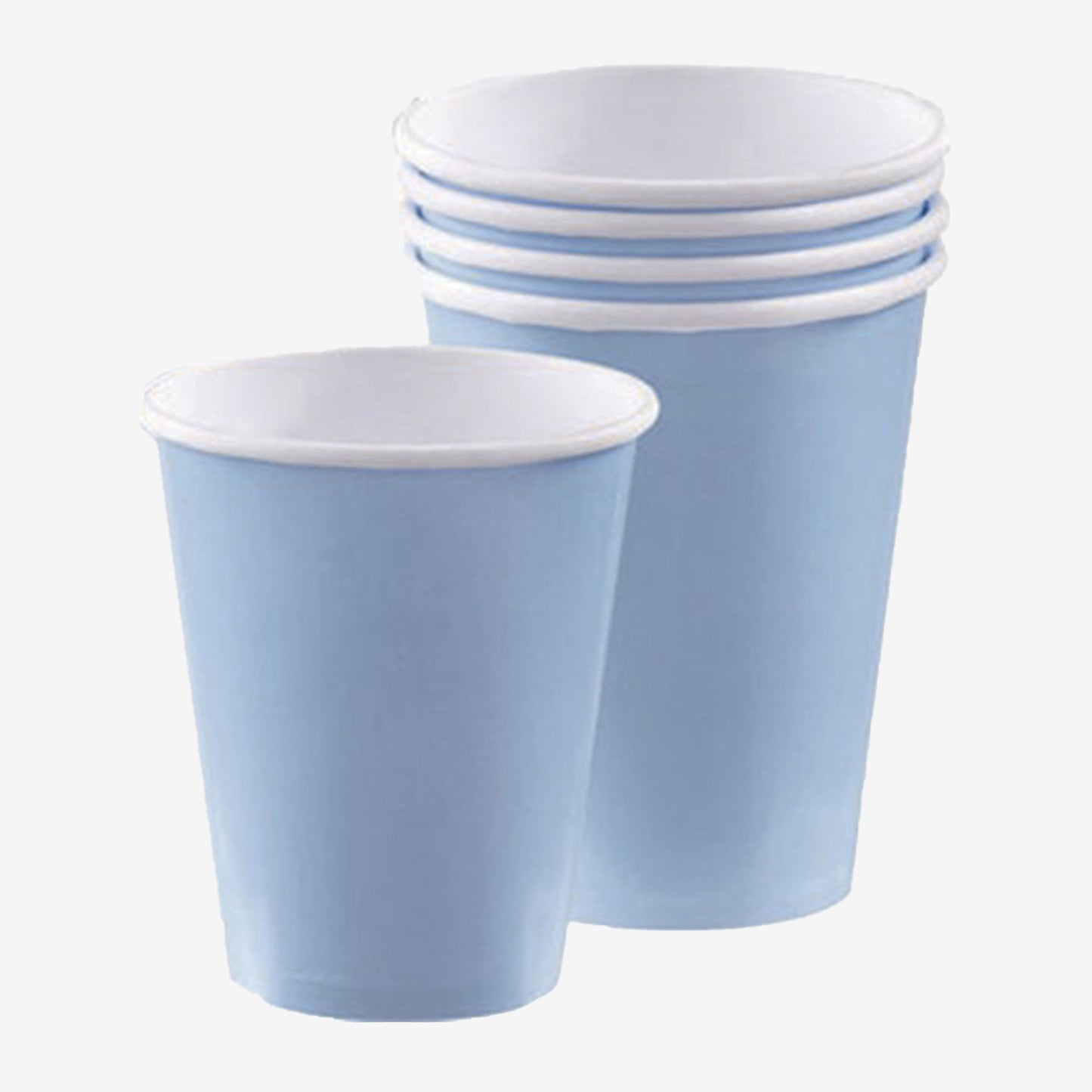 Pastel Blue Paper Cups
