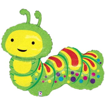 caterpillar foil helium balloons