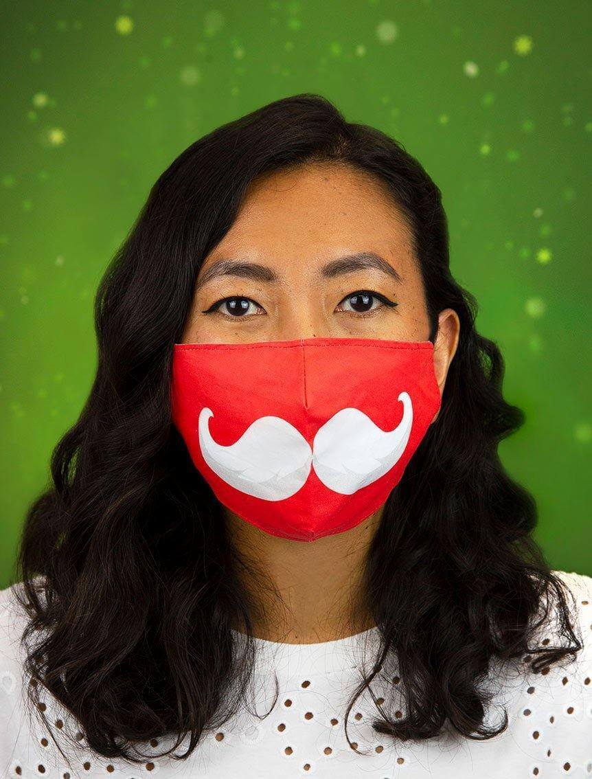 Christmas Entertainment Santa Face Mask