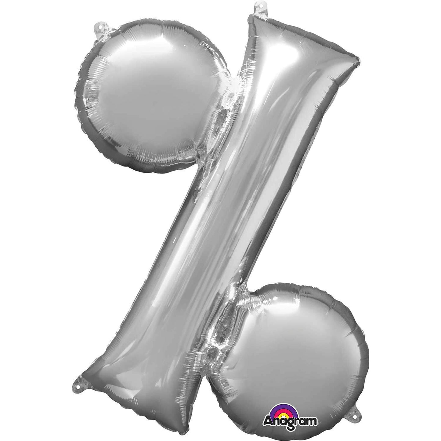 Large Silver Inflated Letter Balloons 34"