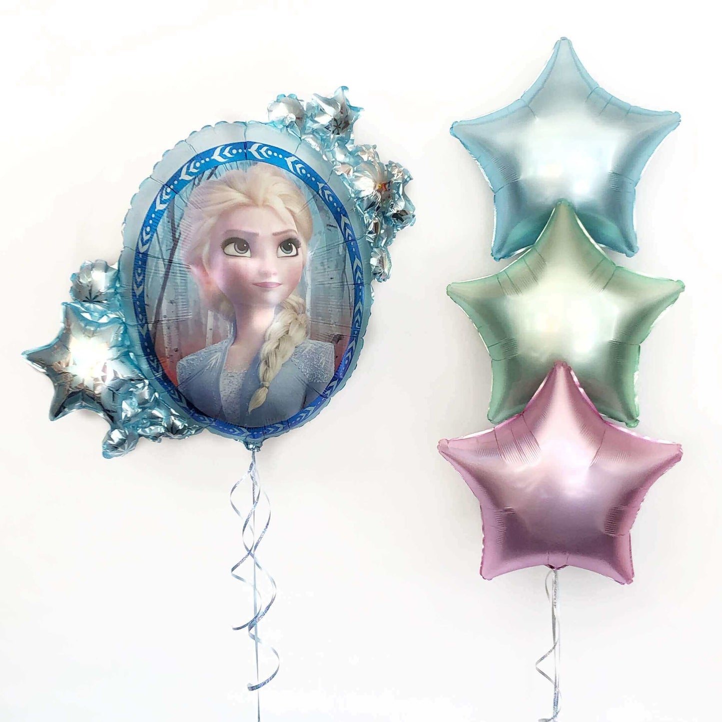 Frozen Party Inflated Balloon Bouquet