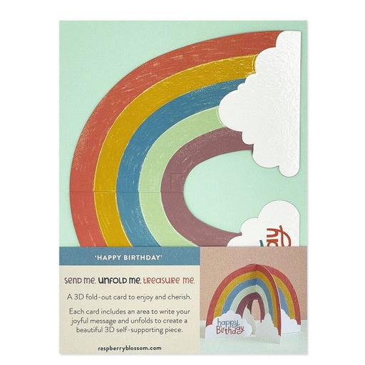 Happy Birthday Card - Rainbow