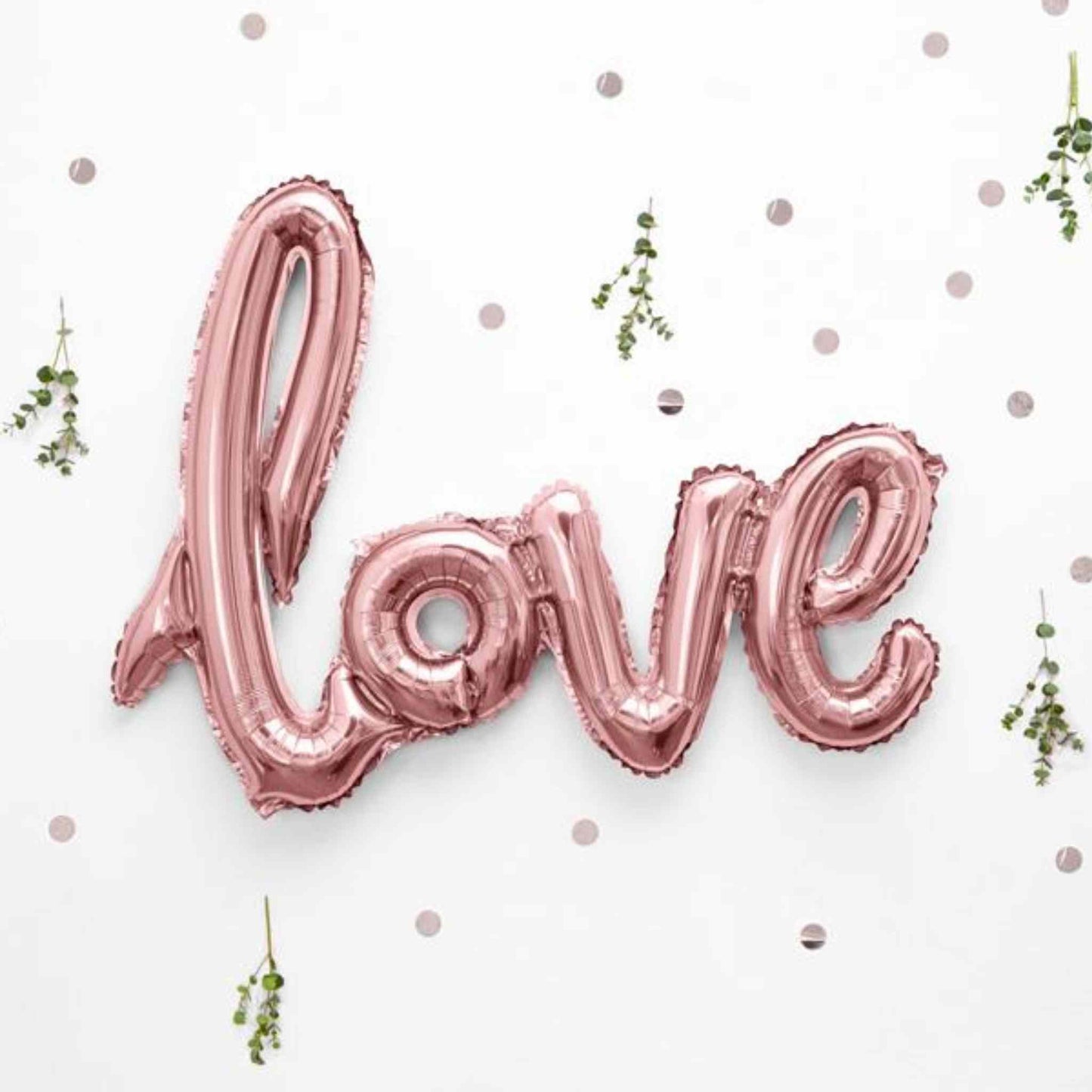 Love Rose Gold Foil Balloon
