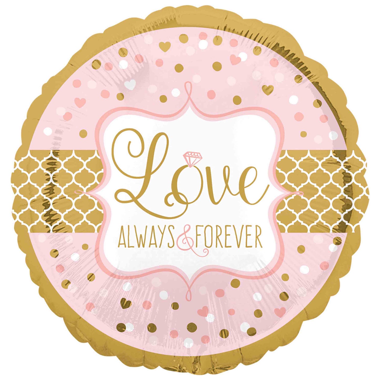Love always and forever 18" Foil Balloon