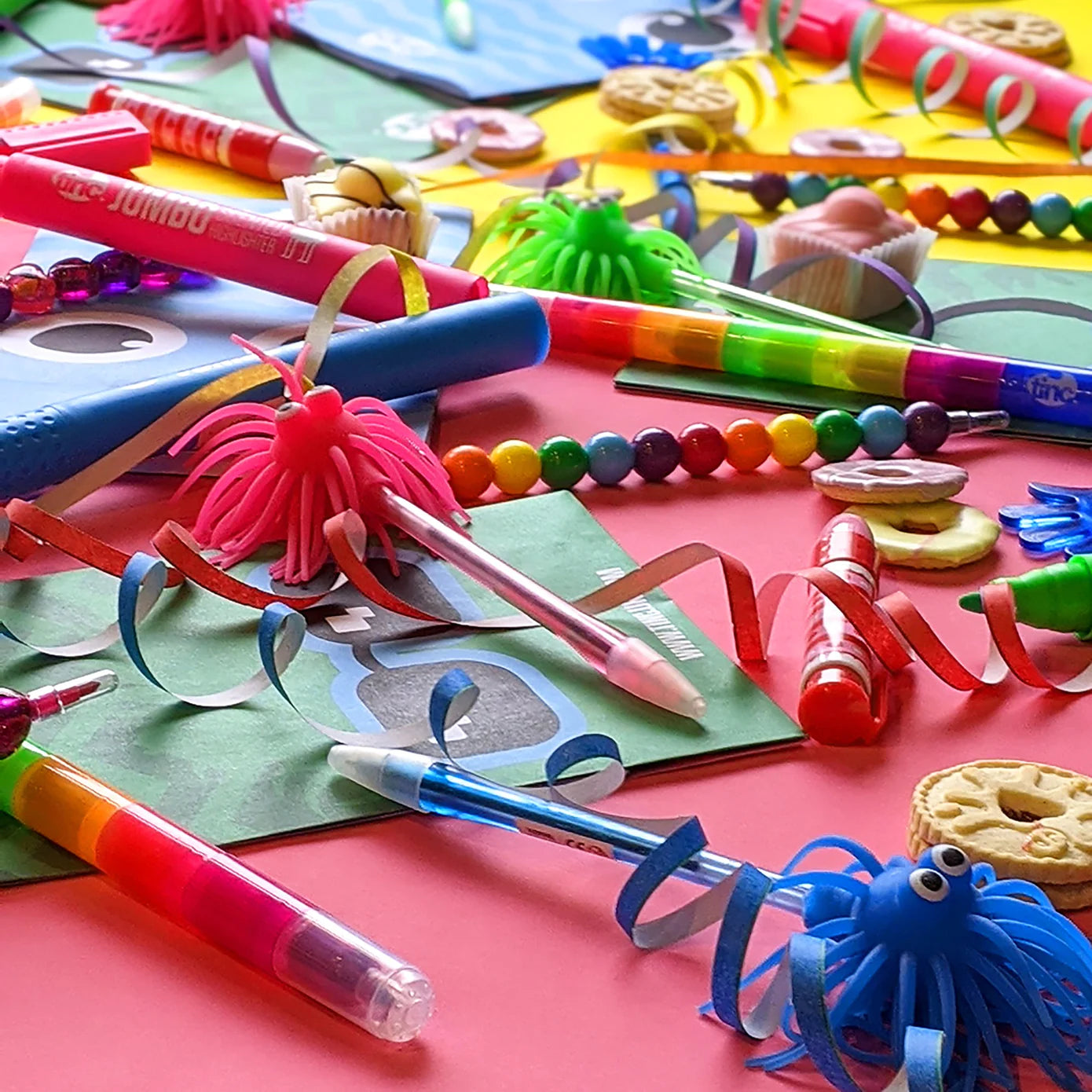 Fuzzy Guy Pen - Pink