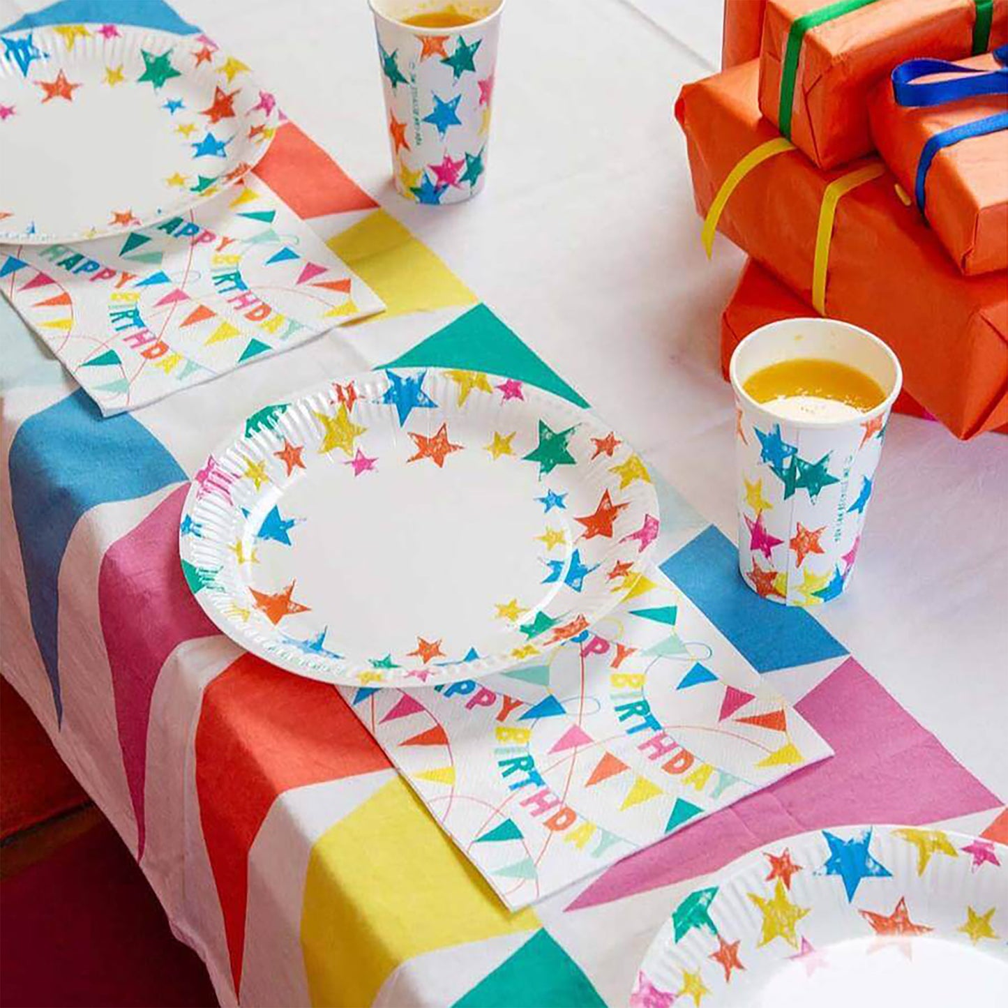 Rainbow Eco Happy Birthday Napkins