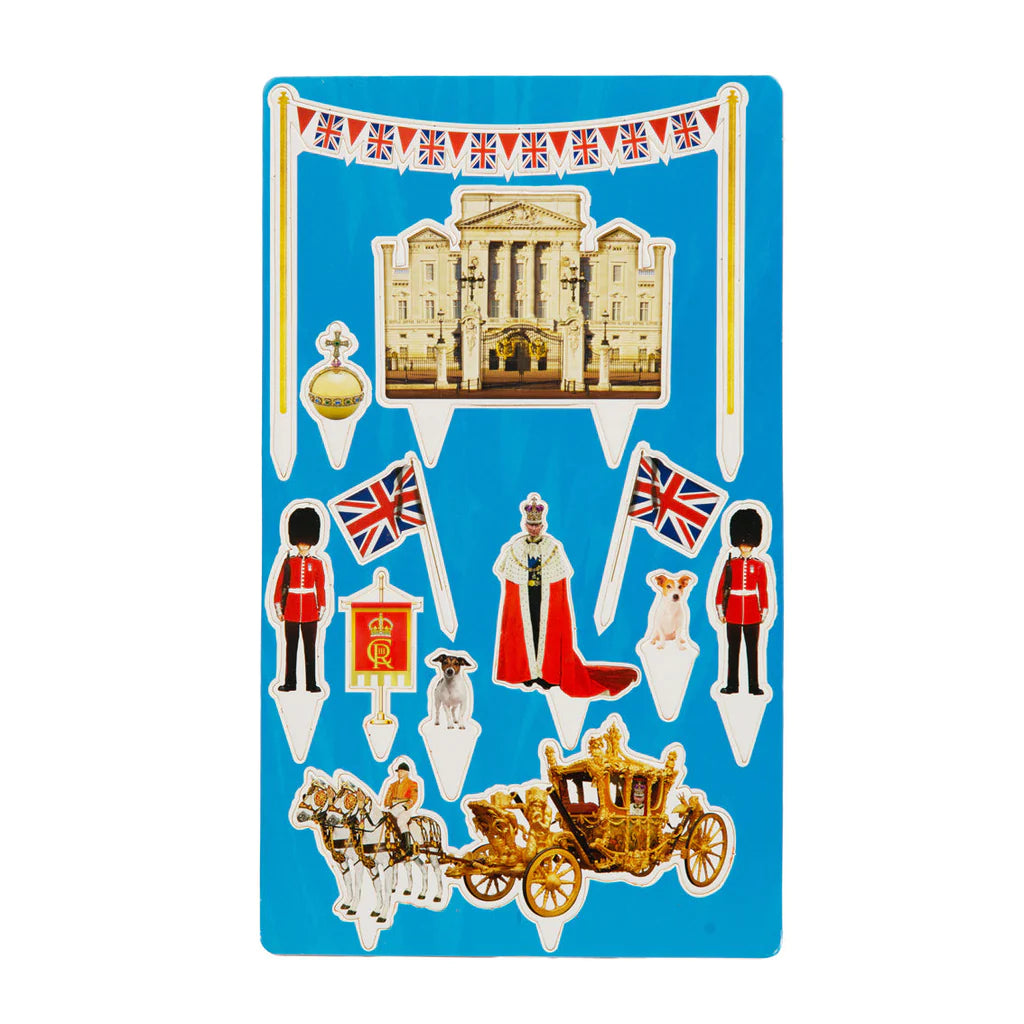 Royal Coronation Cake Toppers