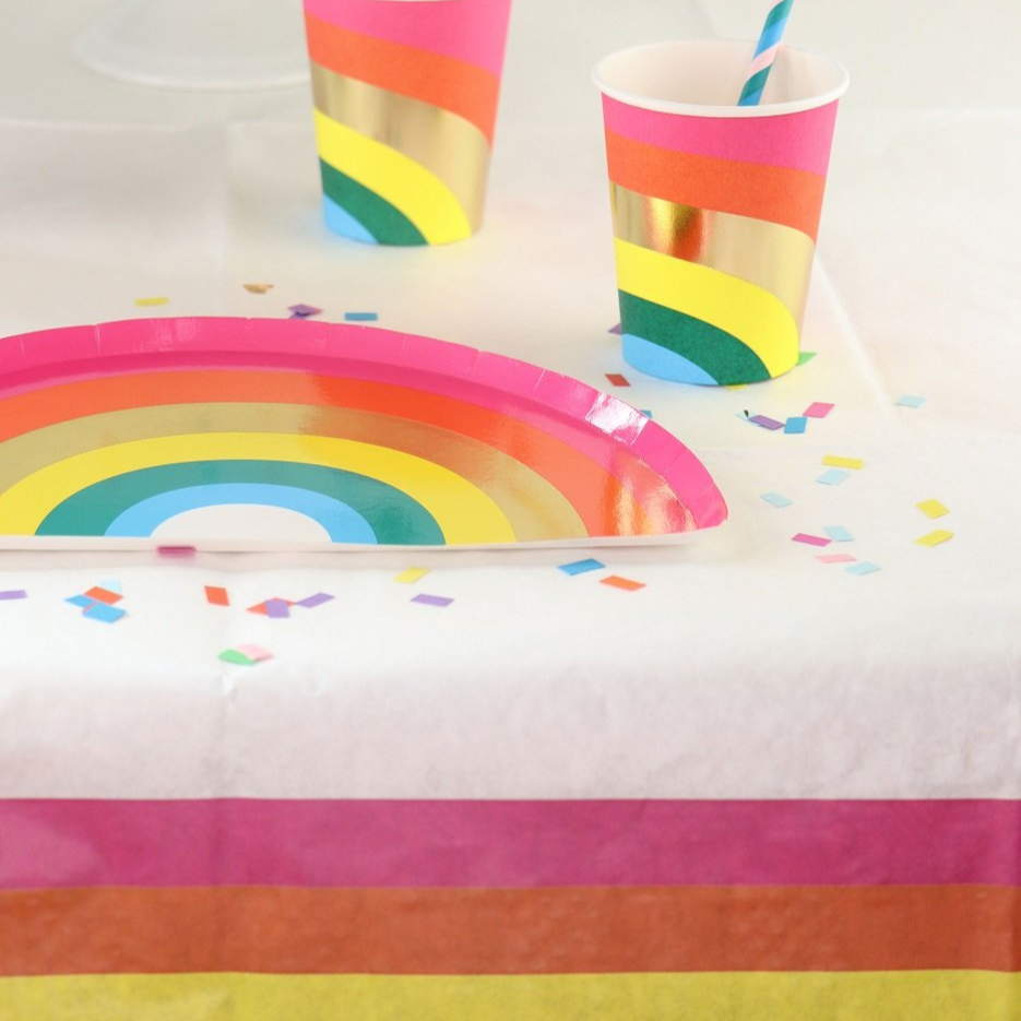 Birthday Brights Rainbow Table Cover