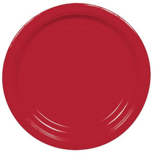 Apple Red Paper Plates (8 pack)