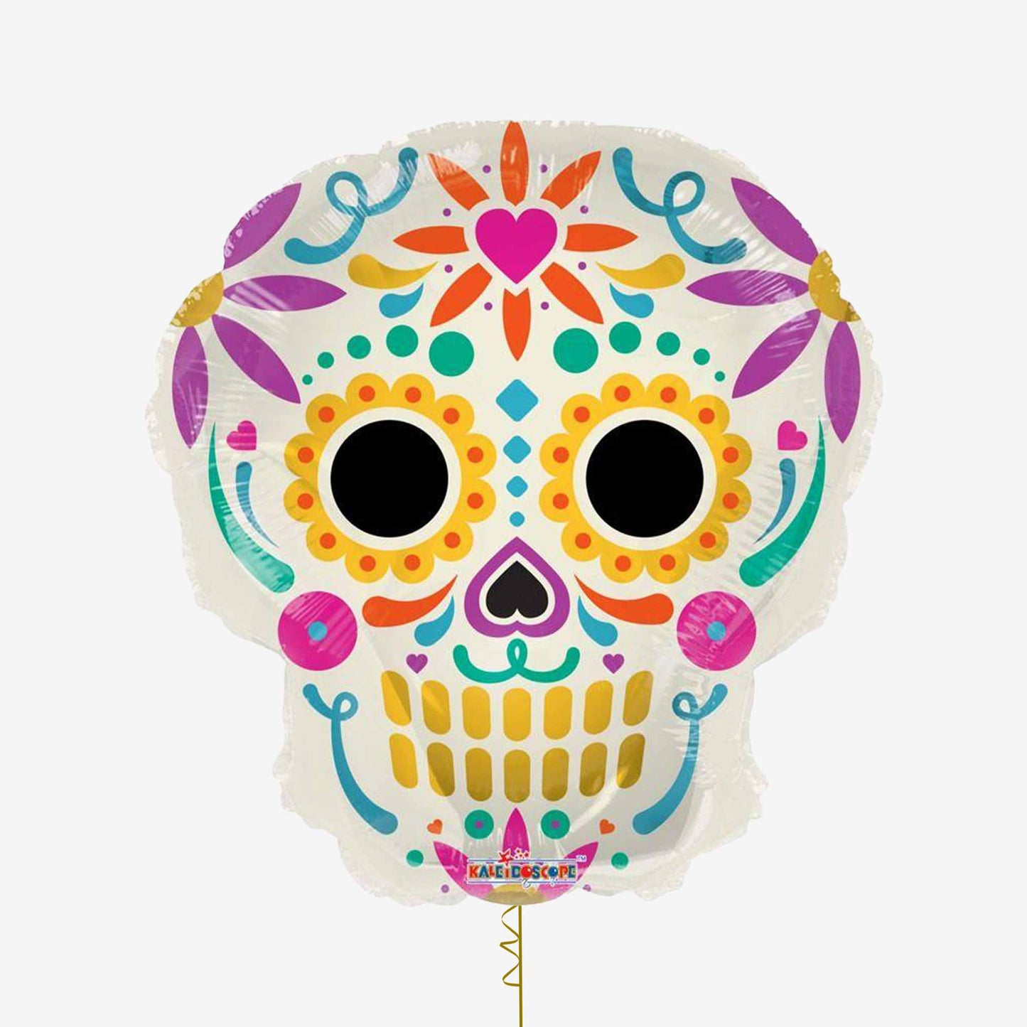 Halloween Day of the Dead Skull 18" Inflated Foil Balloon