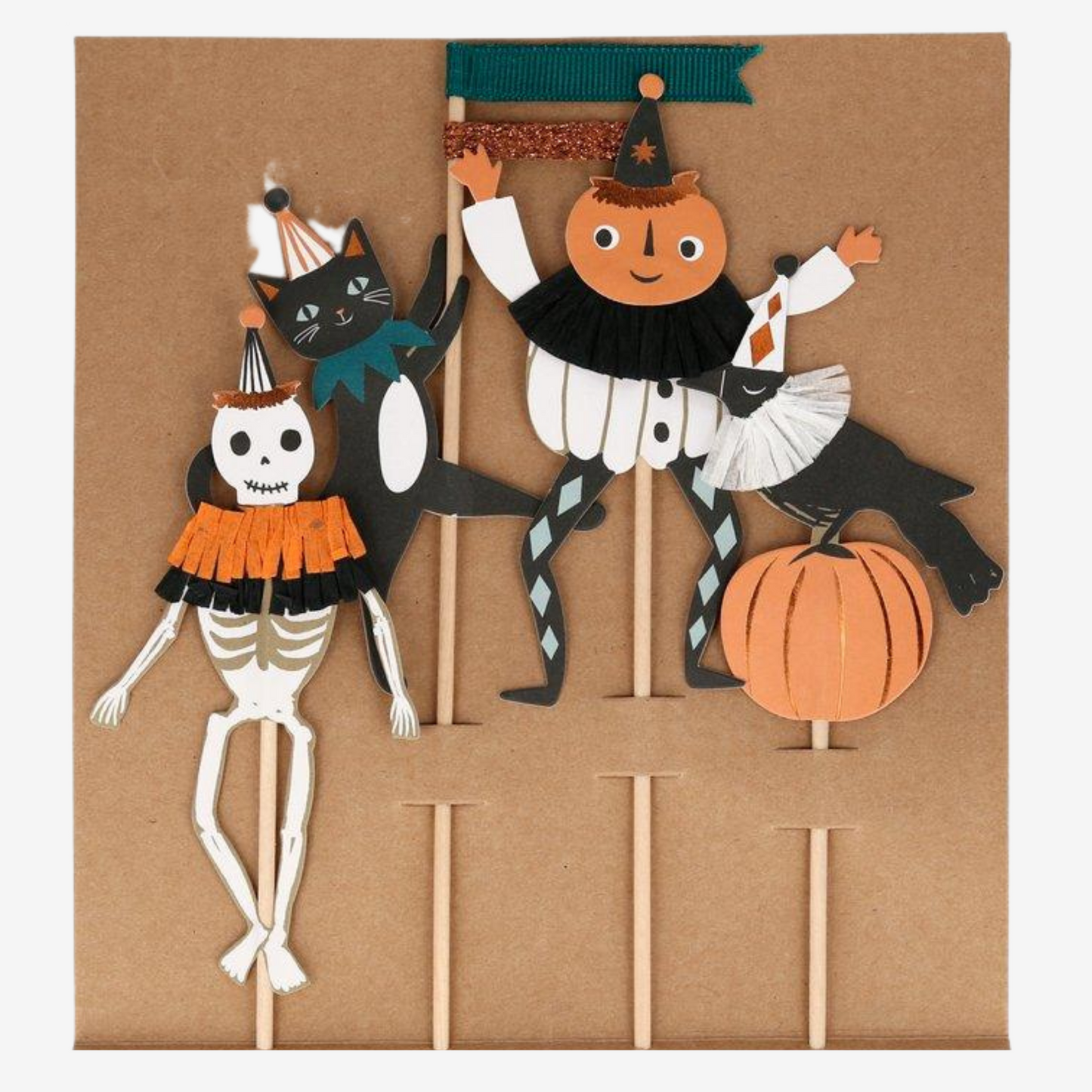 Halloween Dancing Figures Cake Topper