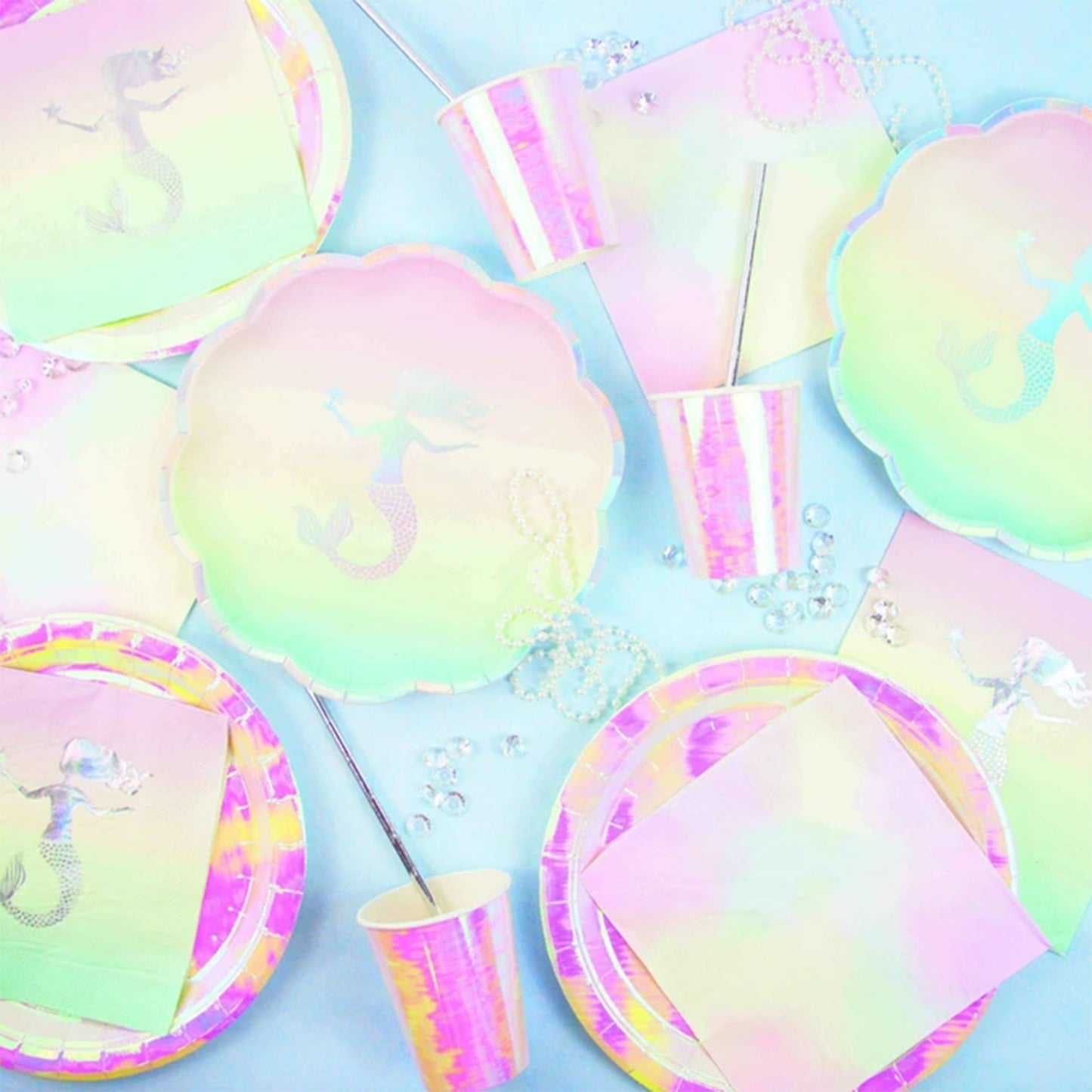 We Heart Mermaids Napkins