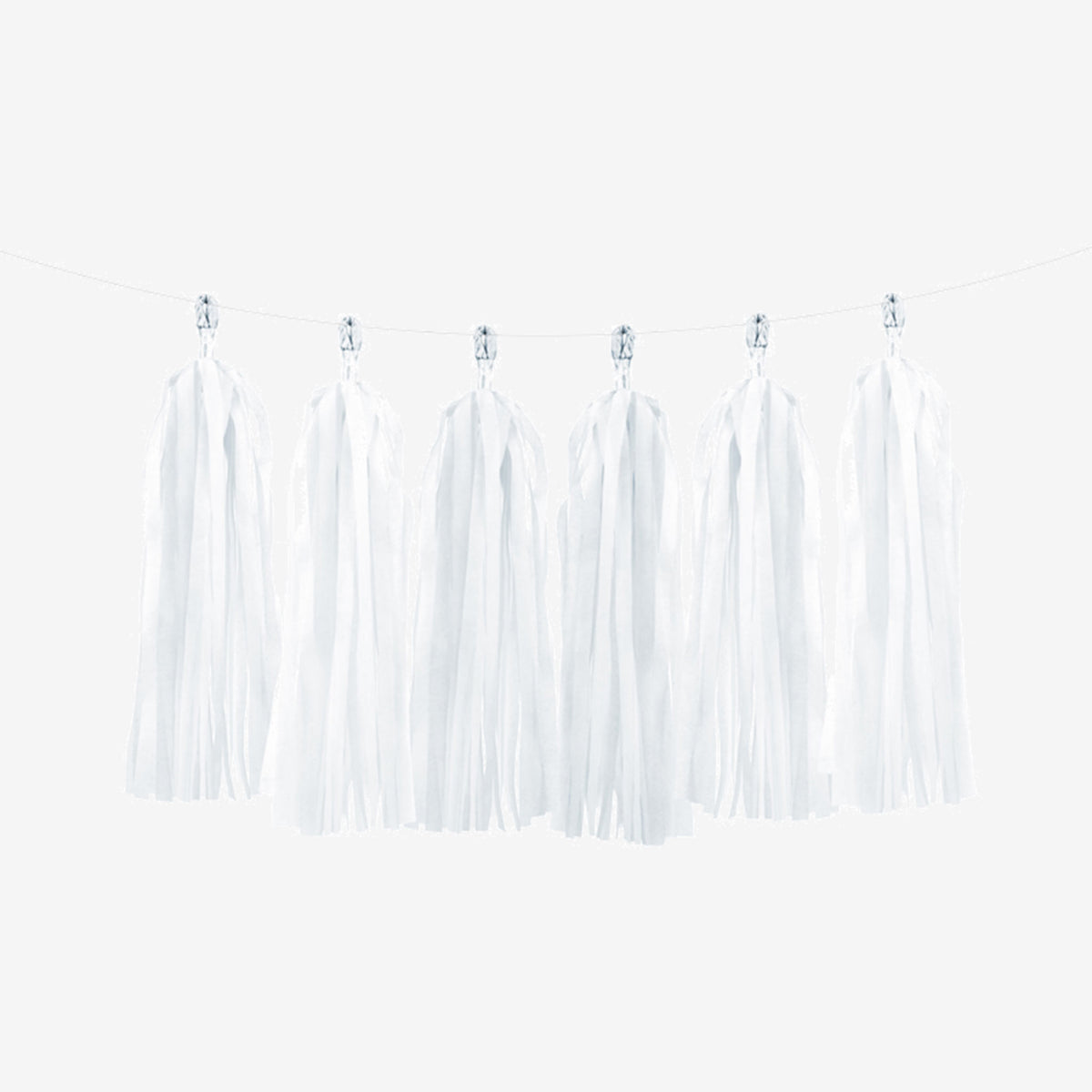 White outlet tassel garland