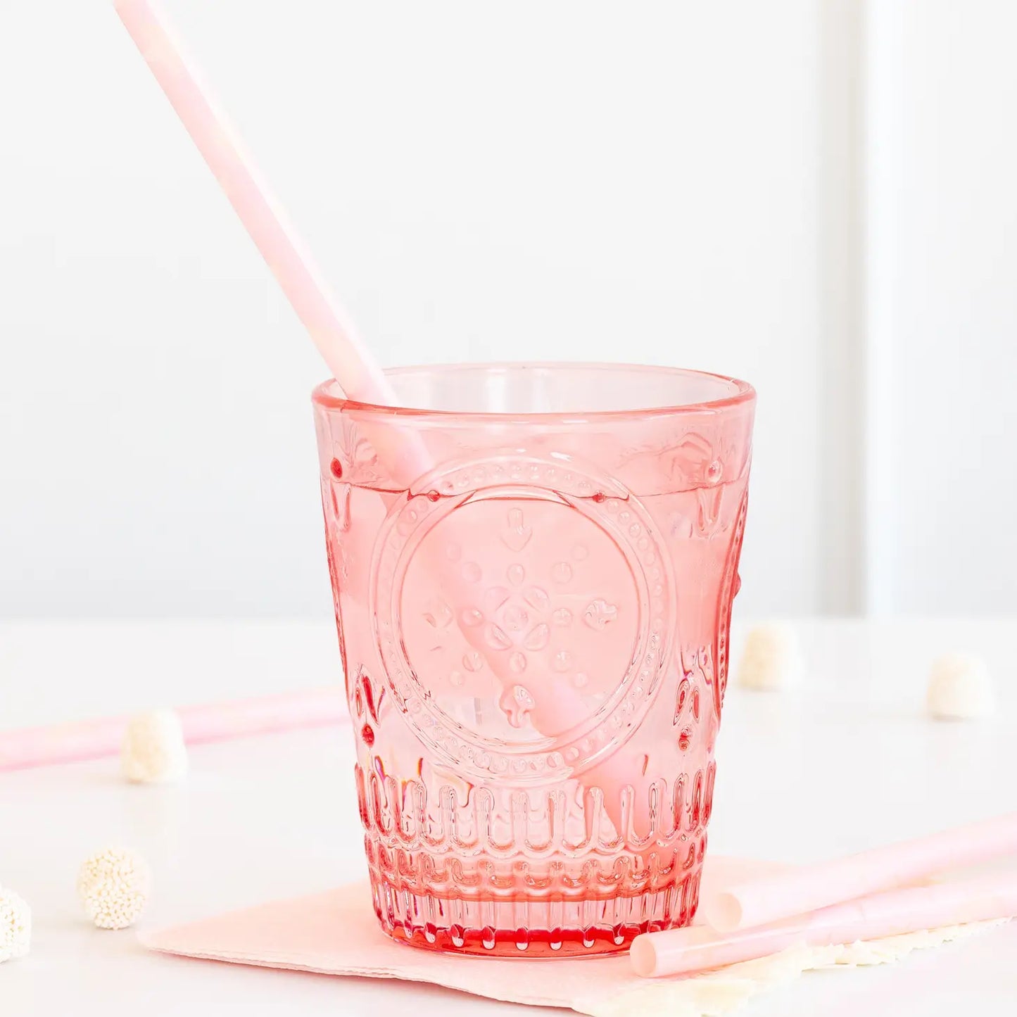 Baby Pink Reuseable Straws