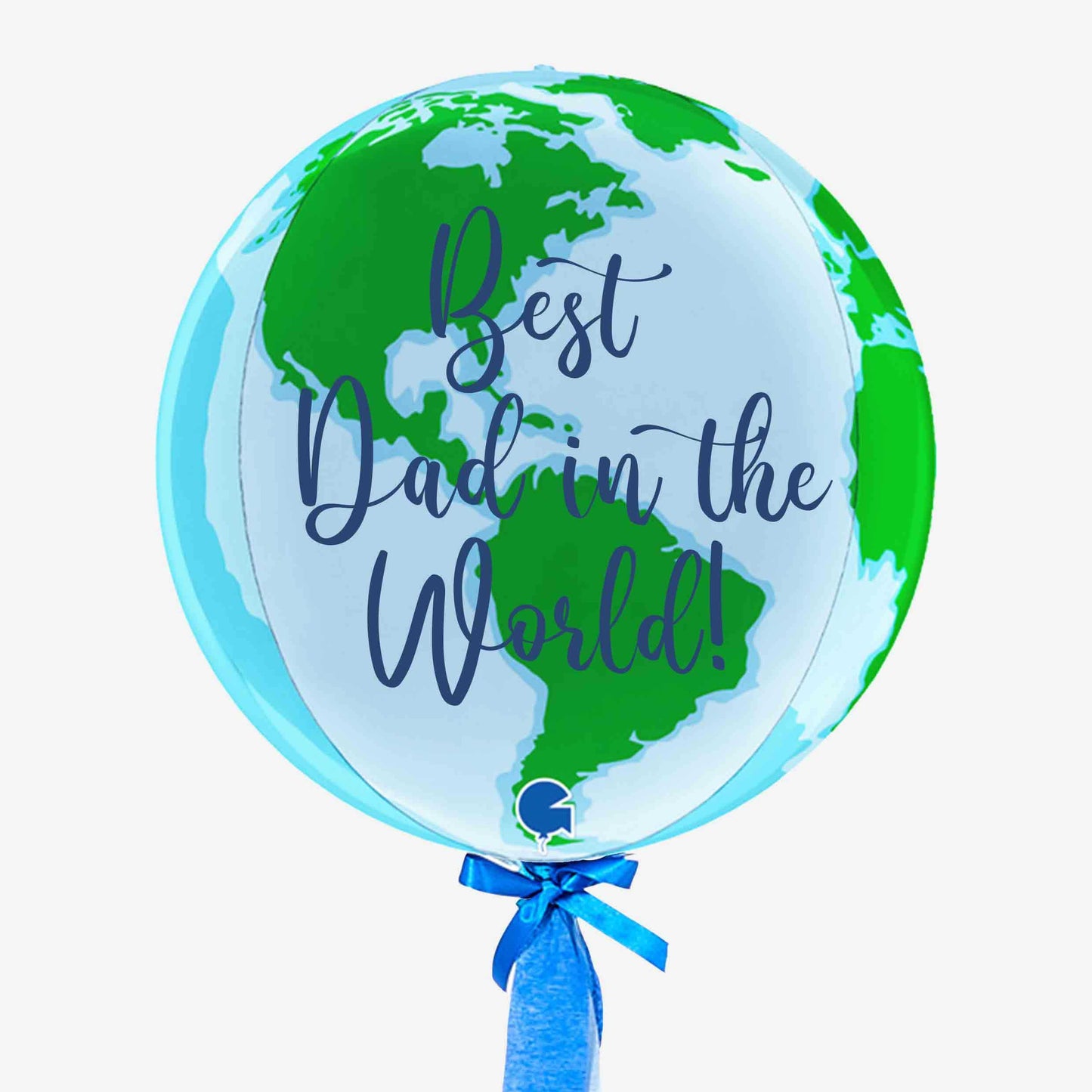 Best Dad in the World Inflated Balloon