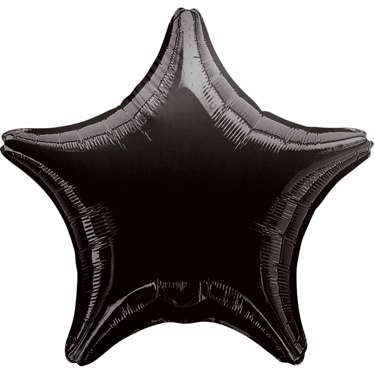 Black Star Inflated Foil Balloon
