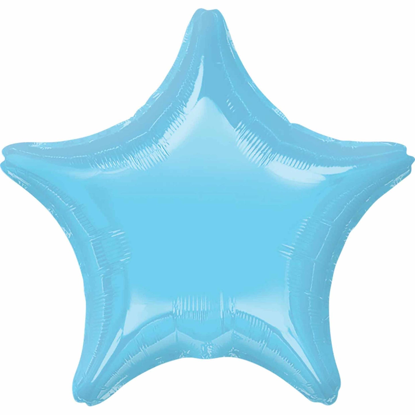 Pastel Blue Star Inflated Foil Balloon