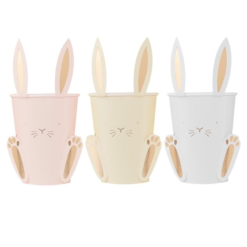 Easter Bunny Paper Cups With Ears