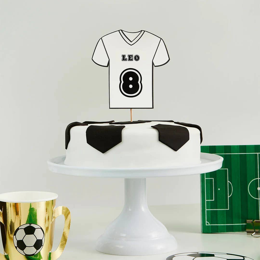 Football Shirt Cake Topper