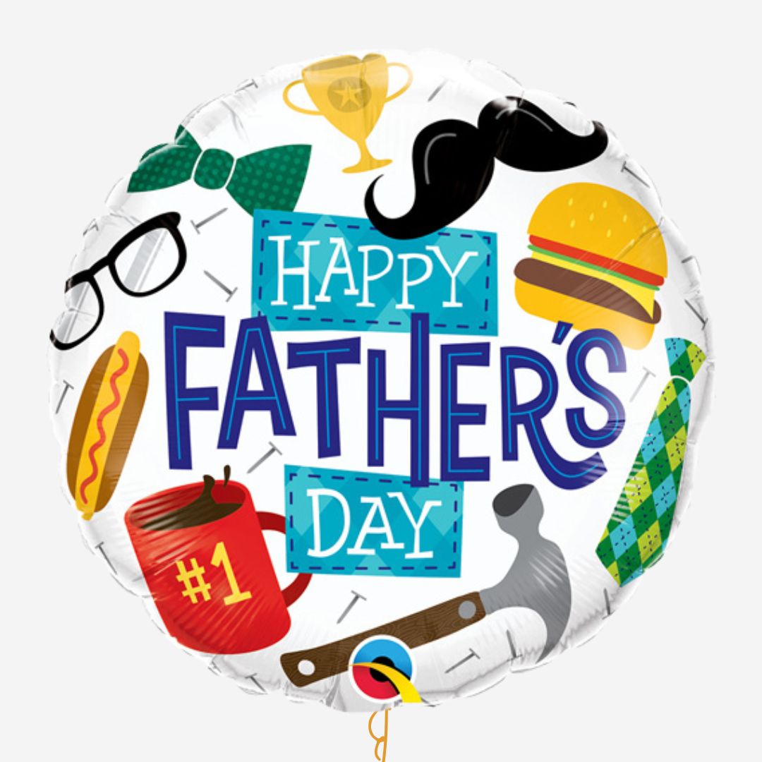 Happy Father's Day Inflated Foil Balloon