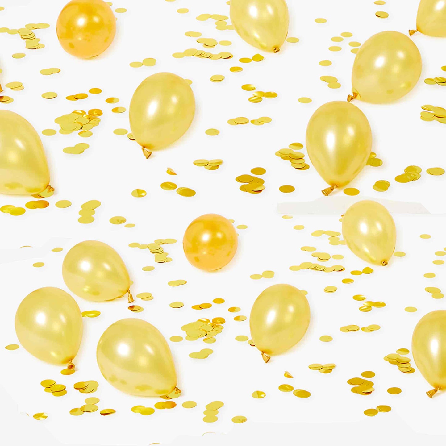 12 Mini Balloons Gold