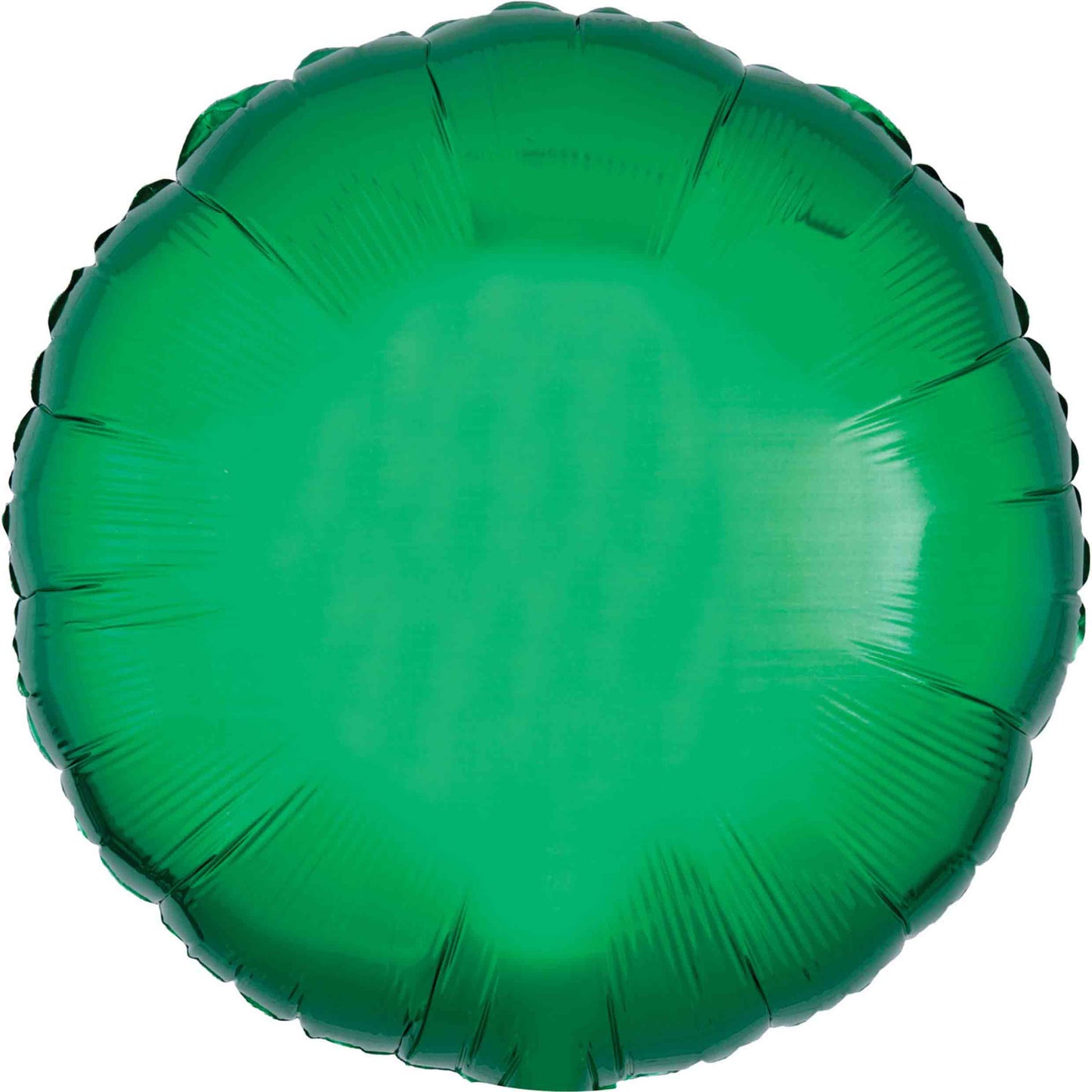 Green Circle Inflated Foil Balloon