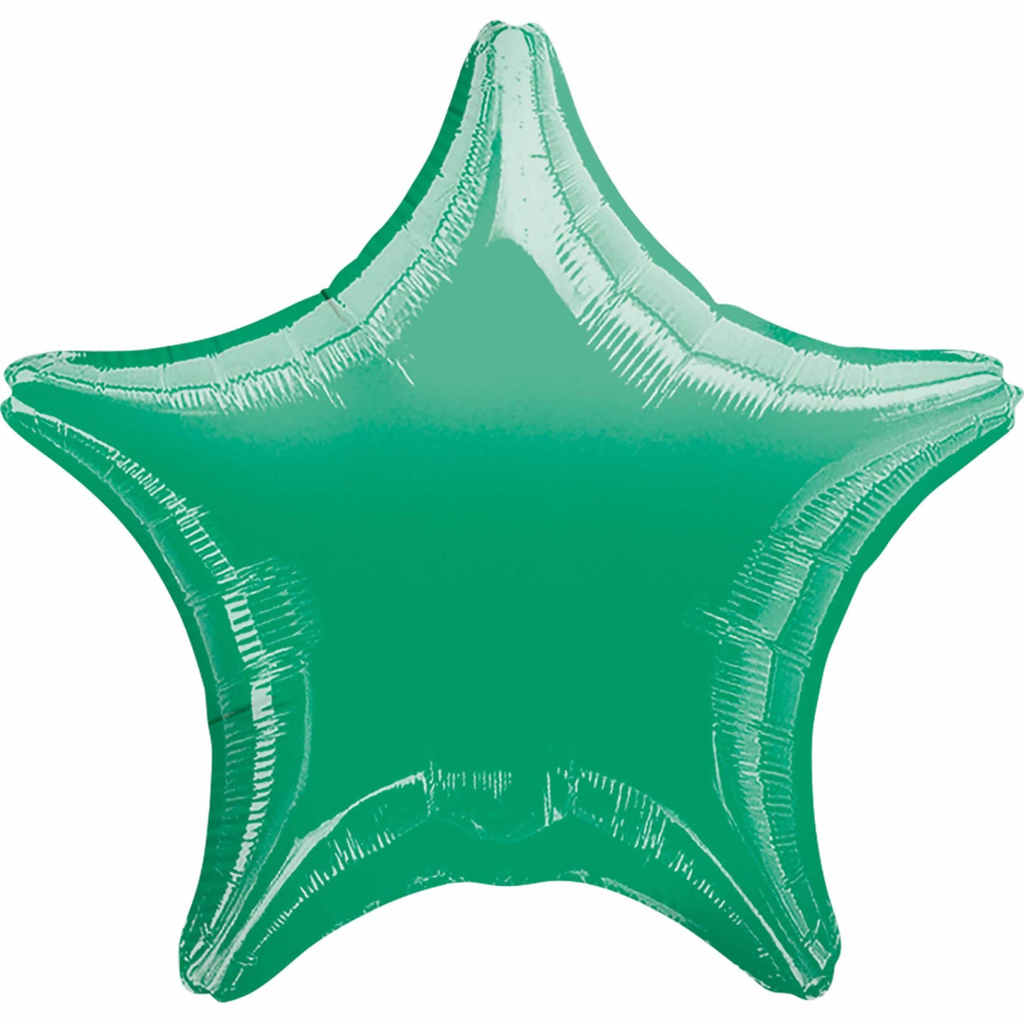 Green Star Inflated Foil Balloon