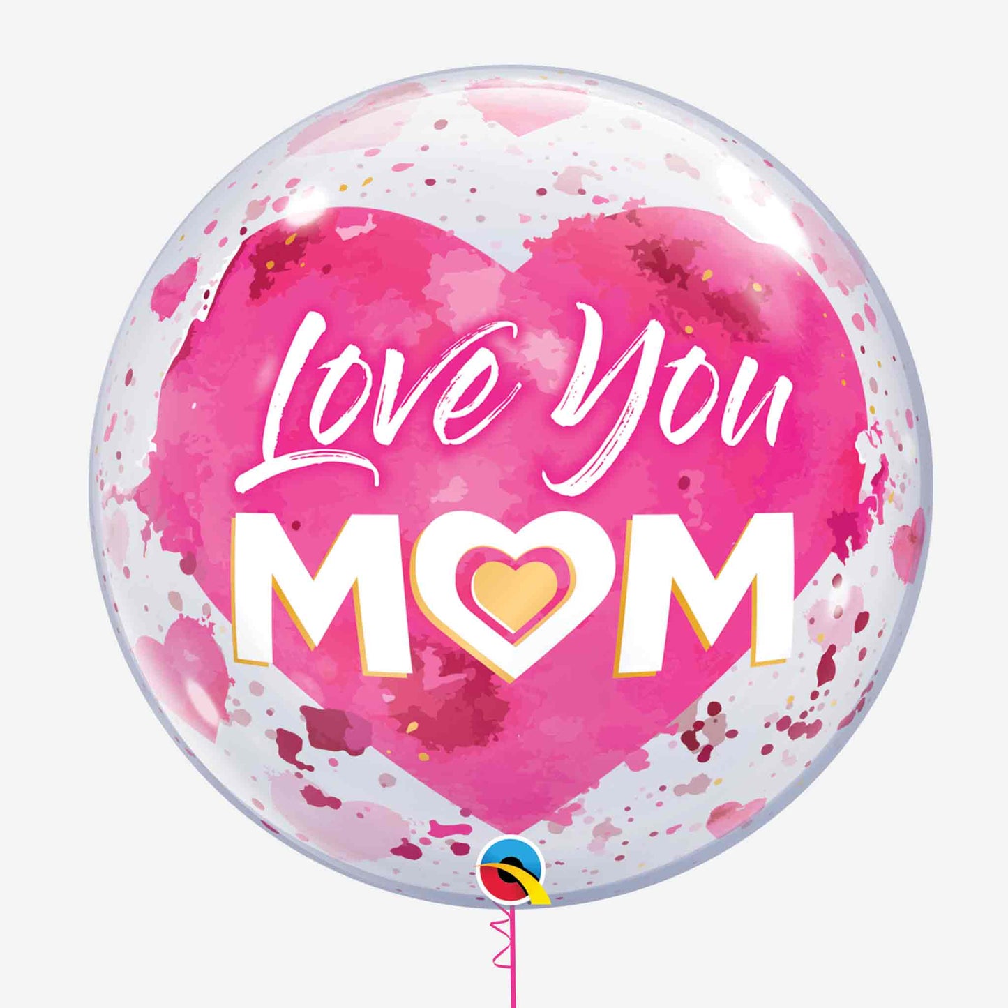 I love you Mum Inflated Bubble Balloon