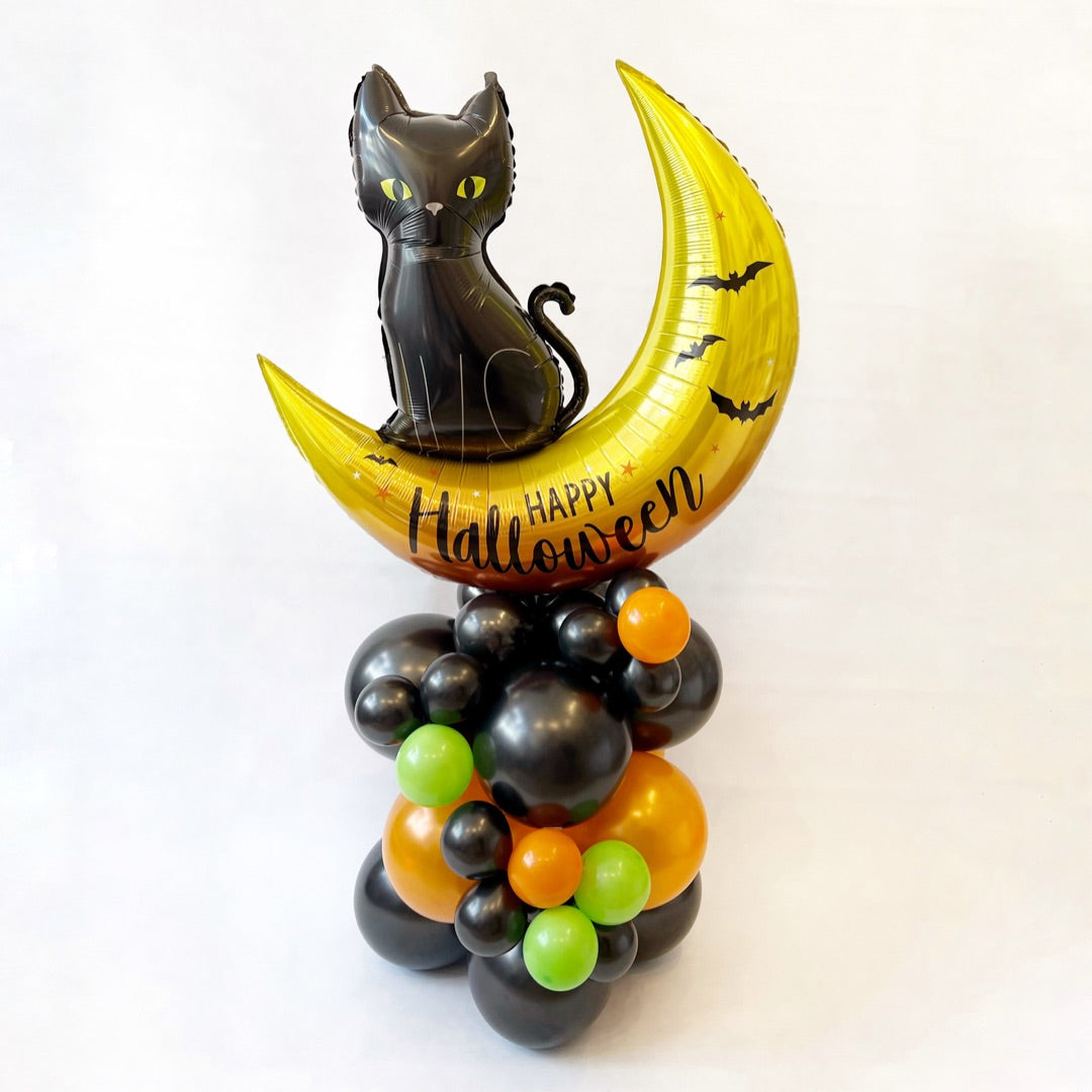 Halloween Cat & Moon Small Inflated Maxi Bouquet