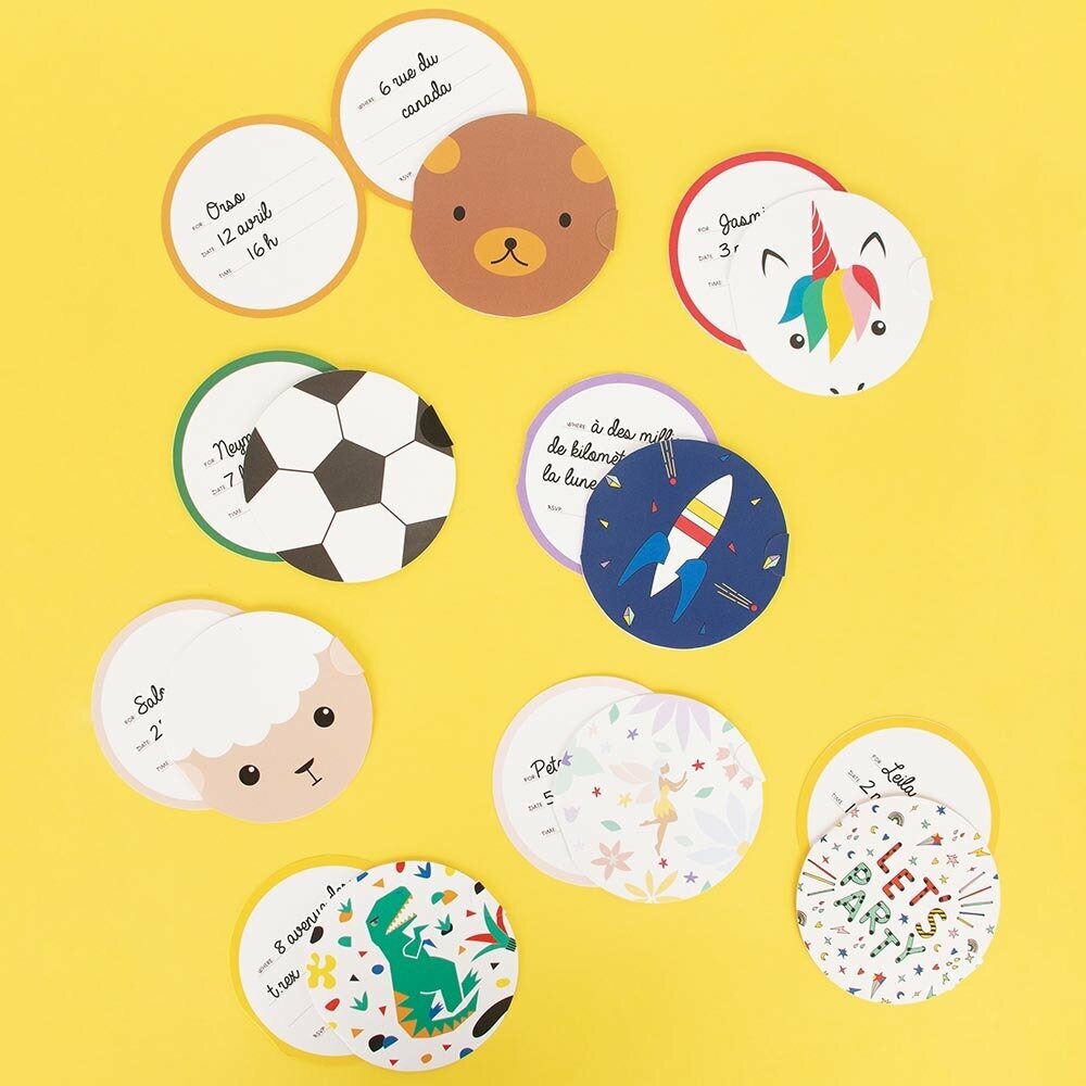 Unicorn Party Invitations