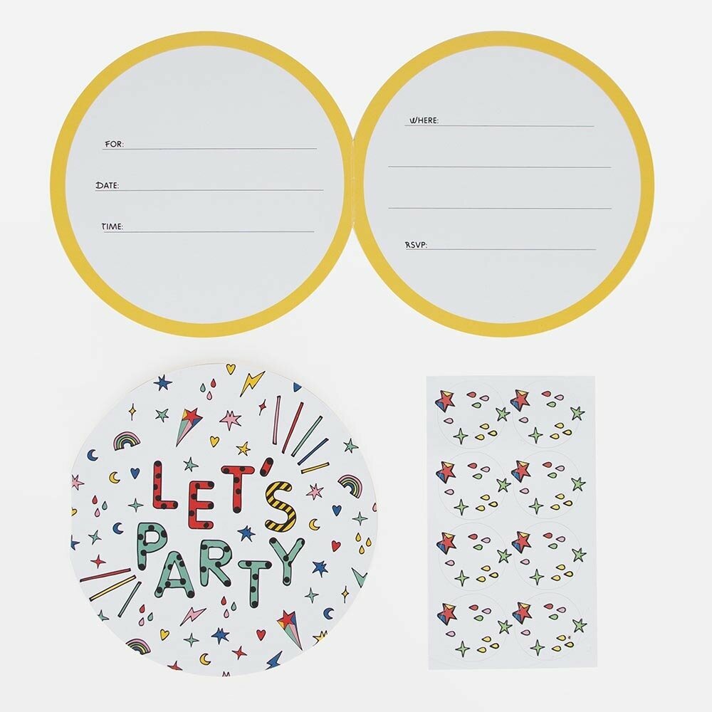 Let’s Party Invitations