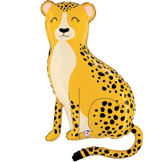 Jungle Cheetah Inflated Foil Balloon