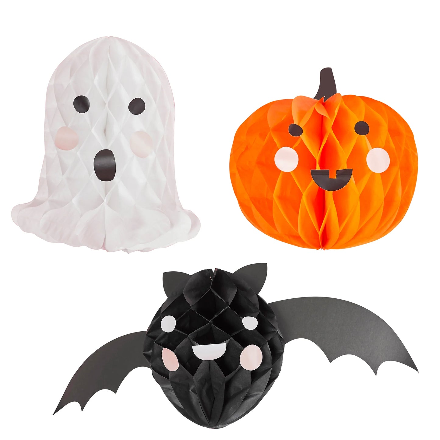 Halloween Character Honeycomb Hanging Decorations