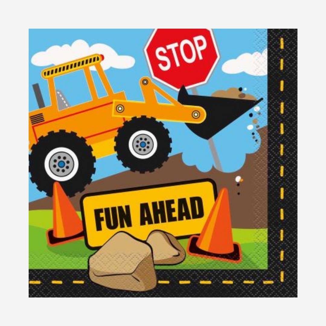 Construction Party Napkins