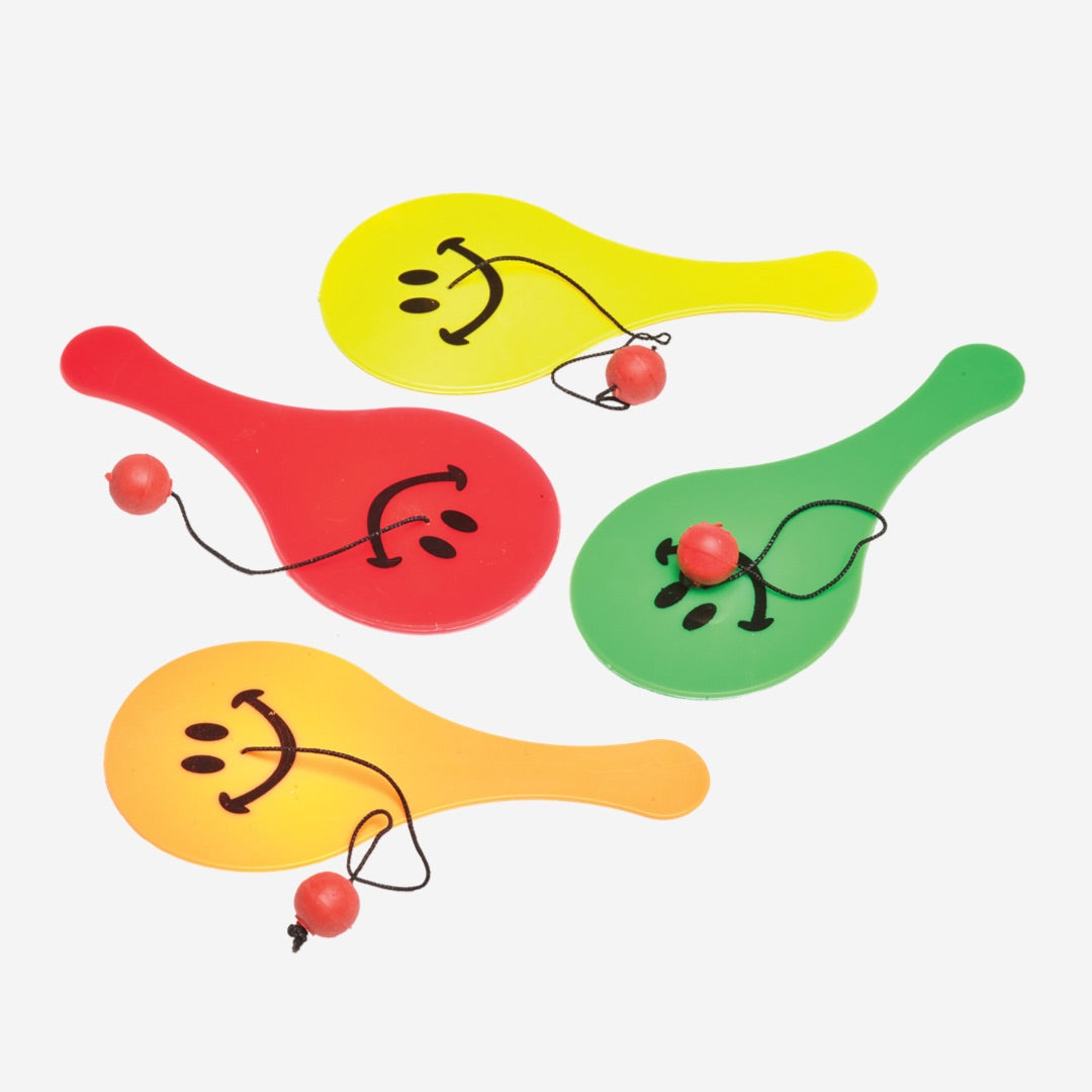 Paddle & Balls Party Favour Pack of 4