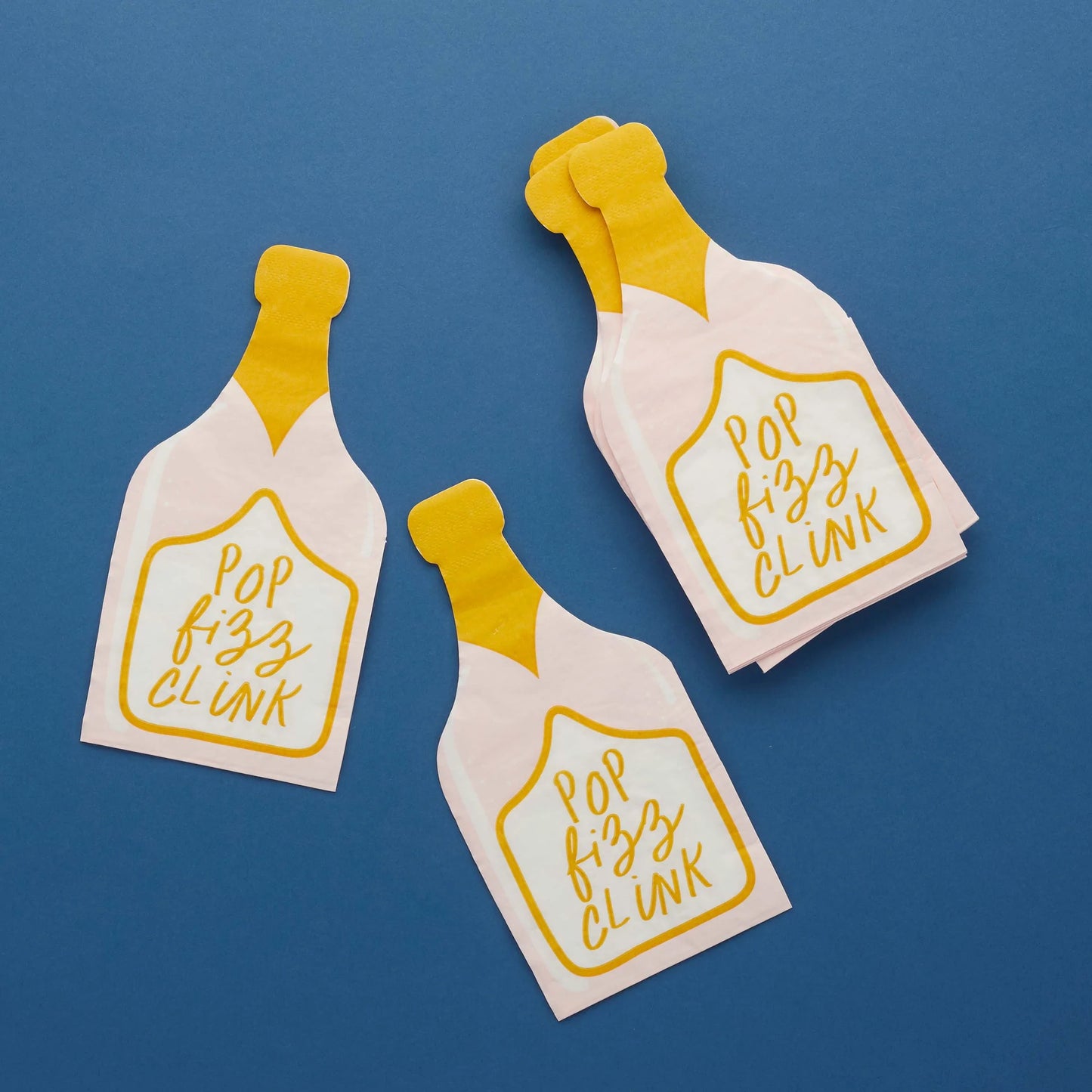 Champagne Bottle Napkins
