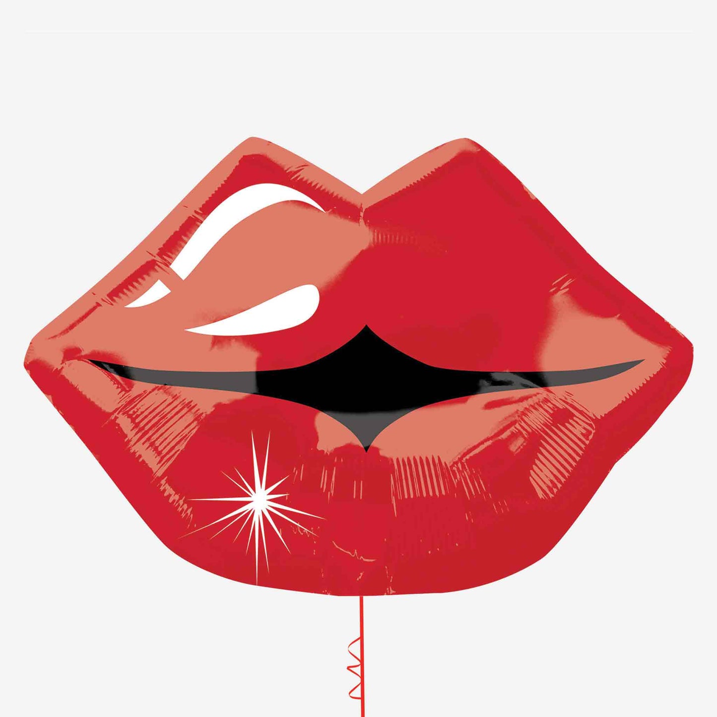 Small Lips Inflated Foil Balloon