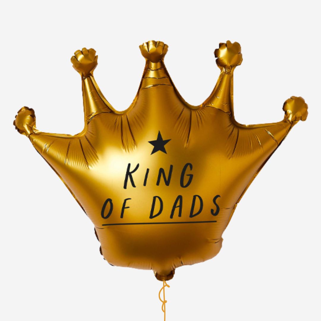 King of Dads Inflated Foil Balloon