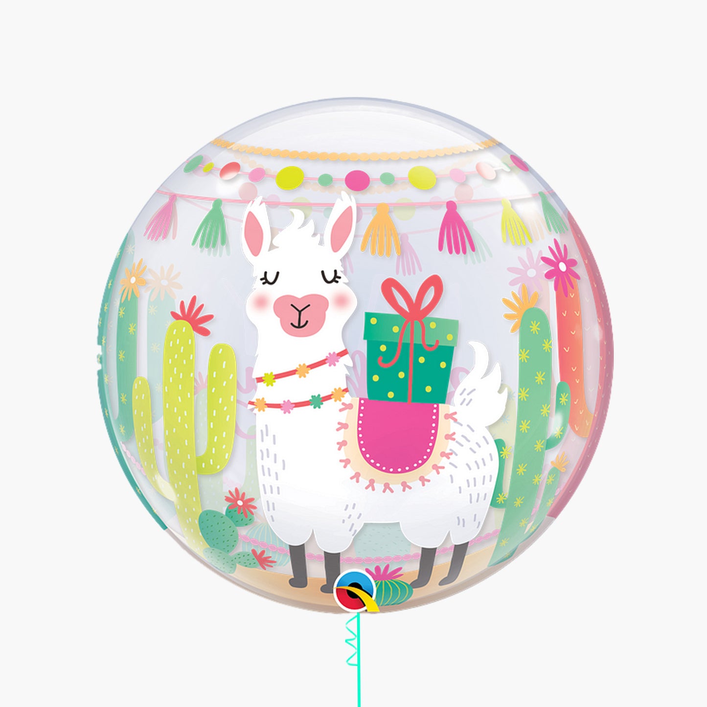 Llama Birthday Party Inflated Balloon