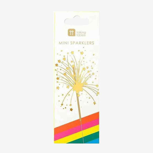 Mini Rainbow Indoor Sparklers (hand-held)