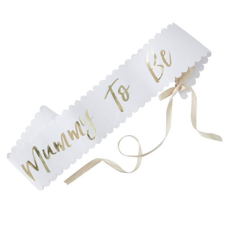 Mummy to Be Baby Shower Sash
