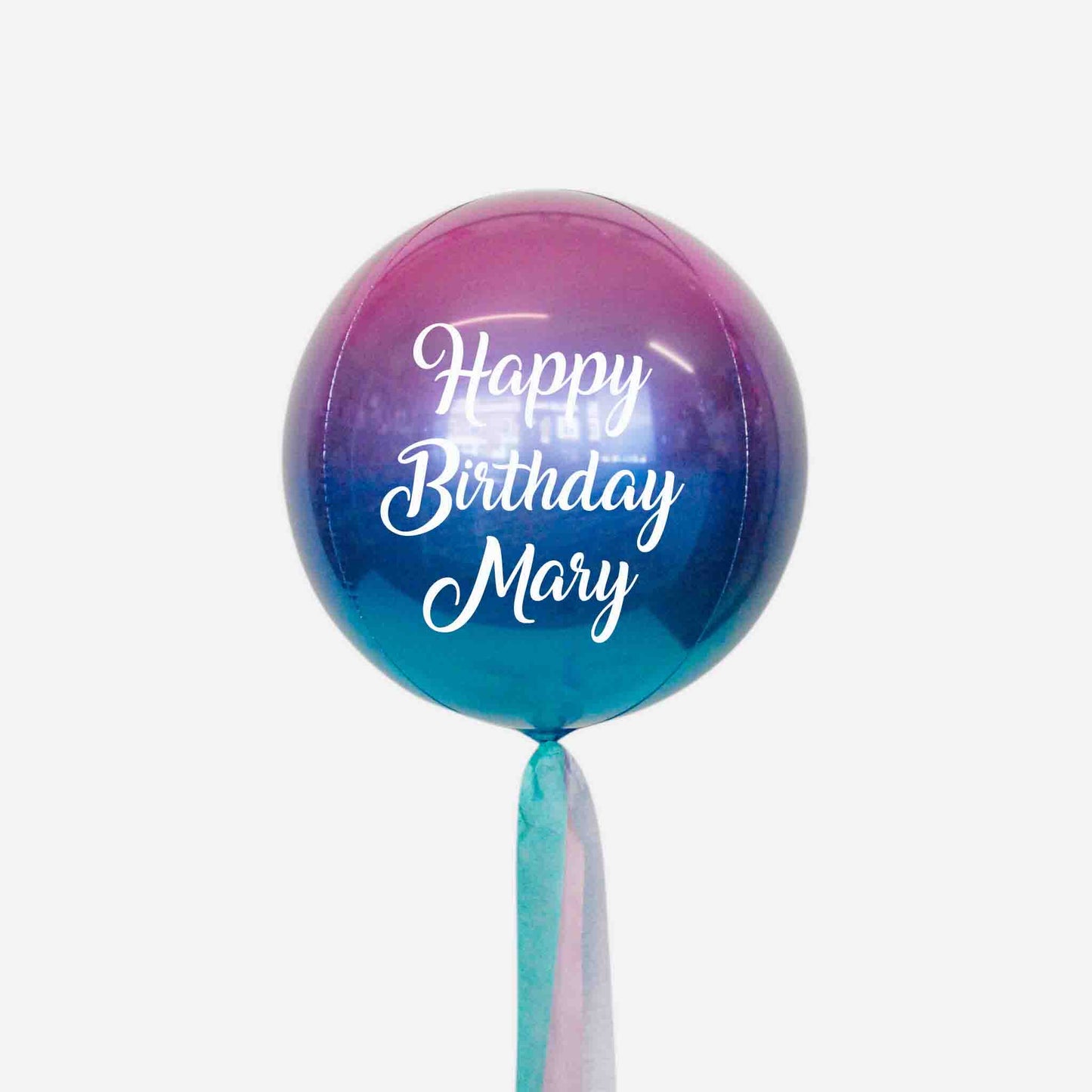 Personalised Balloon in a Box - Pick your colour