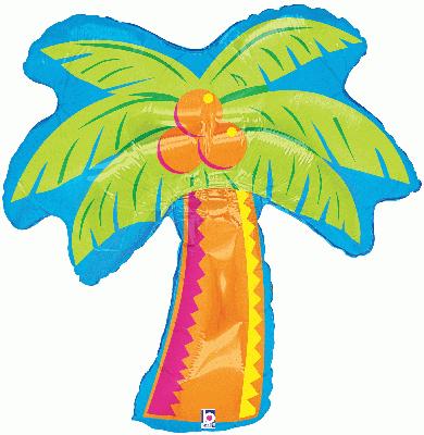 Tropical Palm Tree Inflated Foil Balloon