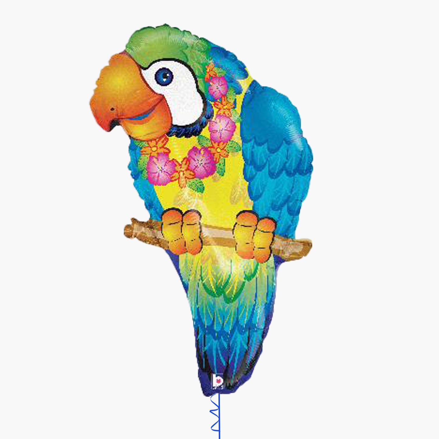 Tropical Parrot Inflated Foil Balloon