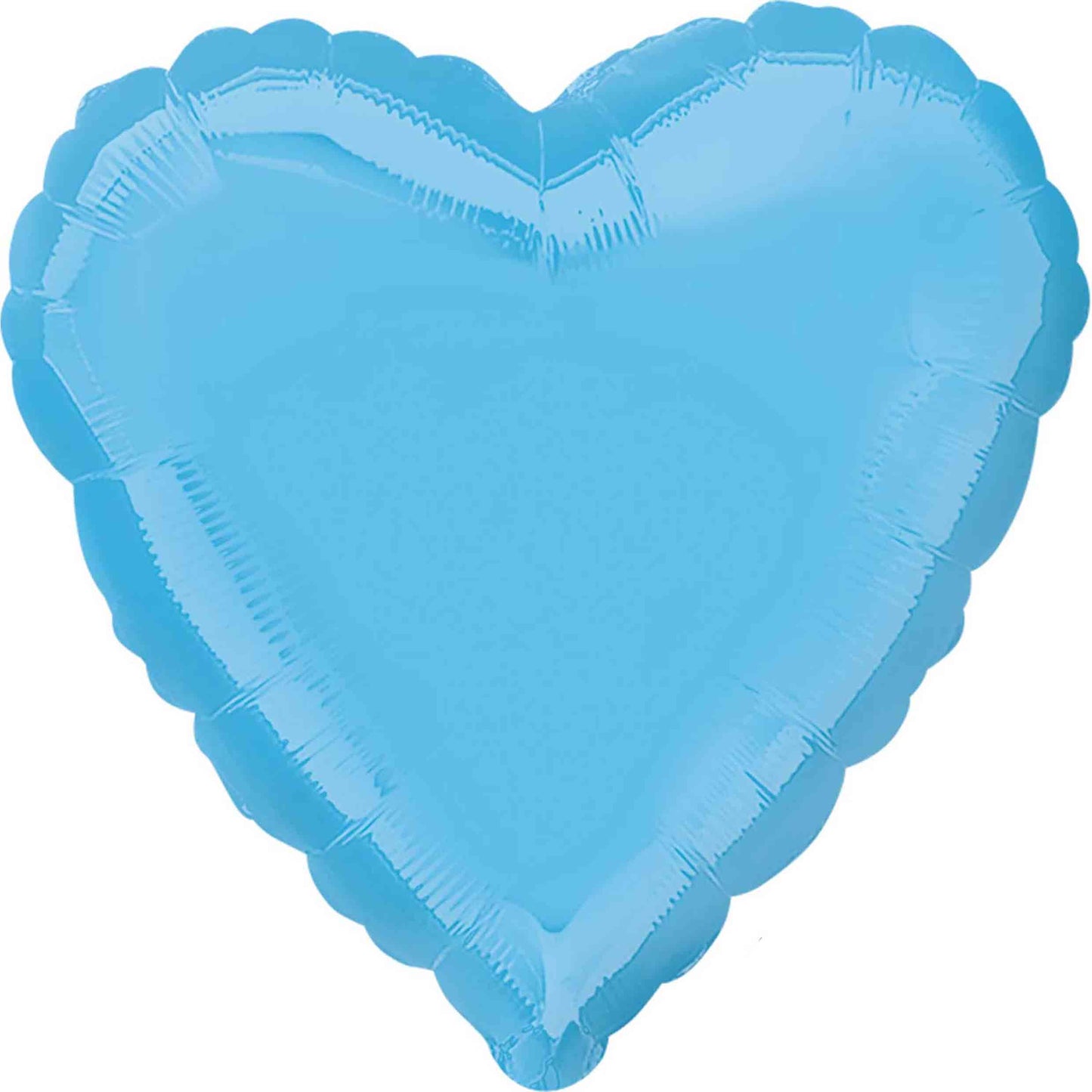Pastel Blue Heart Inflated Foil Balloon